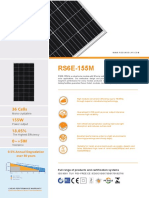 RS6E-155M High-Efficiency Solar Module