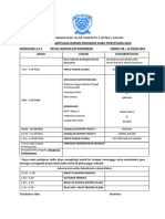 Jadual Bertugas Kumpulan A 08-12 Ogos 2022