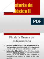 Fin de la Independencia de México