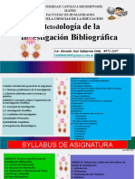 Syllabus Metodologia de La Investigacion Bibliografica