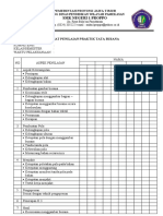 Format Penilaian Praktik Tata Busana