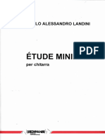 Etude Minimale - Carlo Alessandro Landini