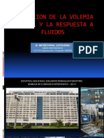 Evaluacion de La Volemia Central y Respuesta A Fluidos