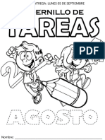 Cuadernillo Tareas Agosto