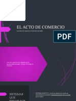 El Acto de Comercio