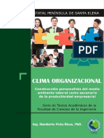 Primera Edición: Humberto Peña, 2017 Clima Organizacional