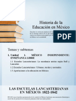 Historia de La Educación en México