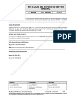 MSG-006 - MX - Manual Del Sistema de Gestión Integral - V01