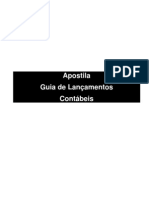 3110197 Contabilidade Apostila Guia de Lancamentos Contabeis Plano de Contas