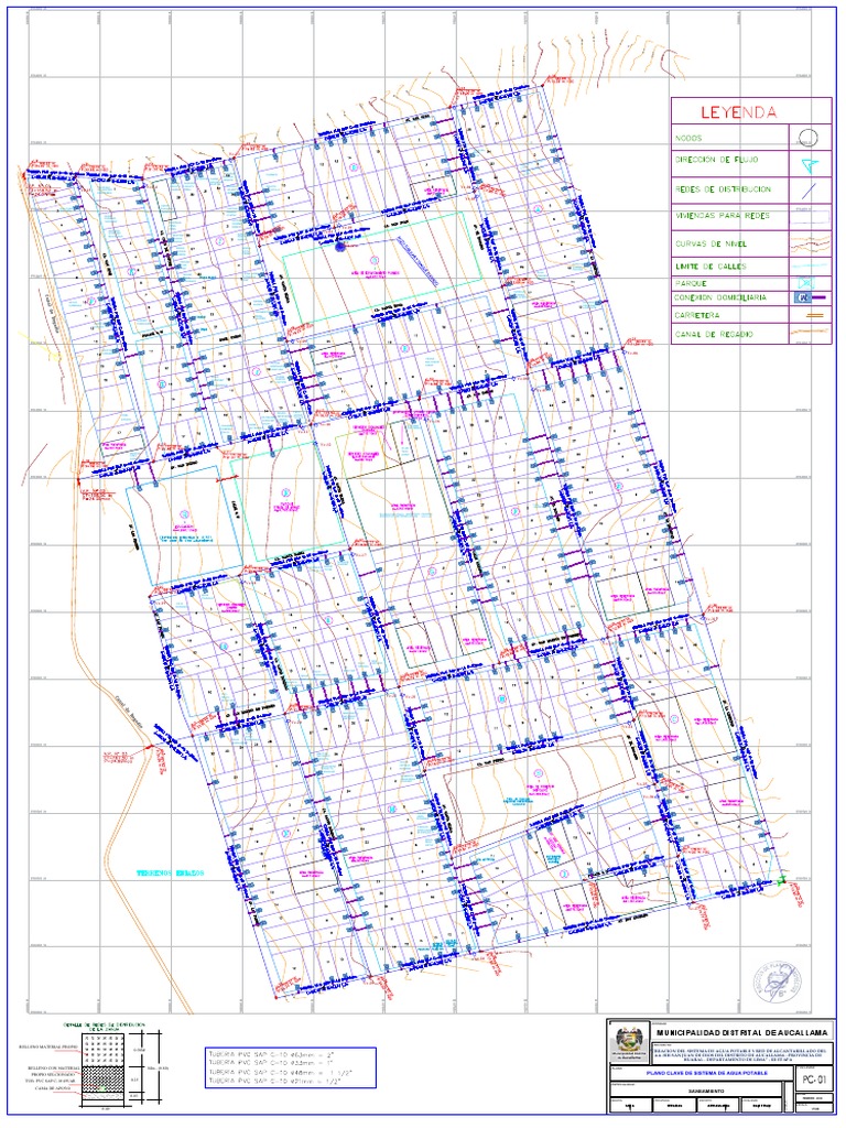 1.00 Plano Clave Agua PotablePlano Clave Agua Potable A1 PDF