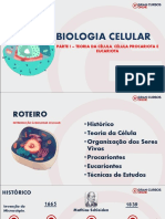 Aula 1 Introdu o Teoria Celular e C Lula Procarionte e Eucarionte