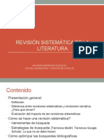 Revisiones Sistematicas de Literatura