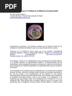 El Mito de Que La Trinidad Es Un Misterio Incomprensible