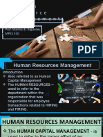 Week 3 - Chapter 4 - Human Resources