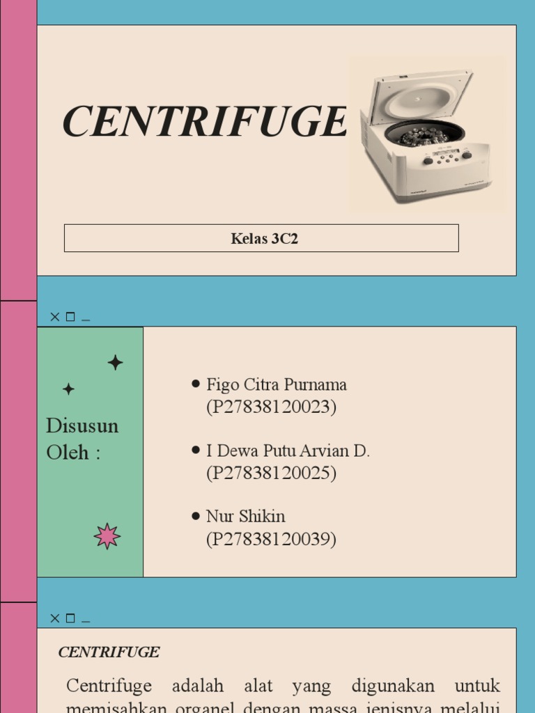 K3 CENTRIFUGE ppt1 PDF