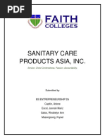 Sanitary Care Products Asia Inc.