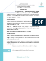 Comunicado Entrega de Notas II Parcial 2022