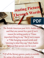 Poetry Creating Picture Through Words