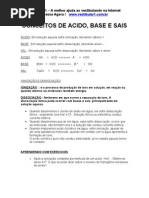 Conceitos Acidos Bases Sais
