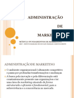 Fundamentos da administração de marketing