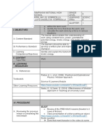 SEMI DETAILED LESSON PLAN 7es FORMAT Topic - WORK