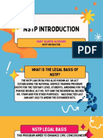 What Is The Legal Basis of NSTP