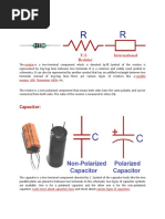 Electronic Symbols and Actual Components