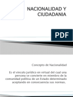 Nacionalidad y Ciudadania