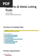 Lec7 - Cutting Fluids