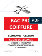 0 Bac Pro Coiffure Seconde Cours Ecogest