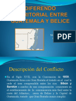 Diferendo Territorial Guatemala-Belice