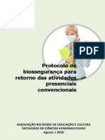Protocolo biossegurança retorno atividades presenciais ESUDA