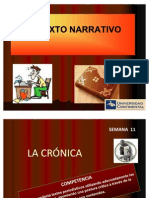 La Narracion y La Cronica