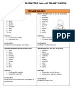 Dictados para Alfabetizacion Inicial