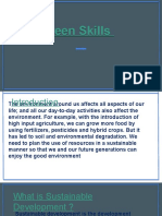 Green Skills AI Presentation Class 9