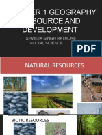 Resources and Development