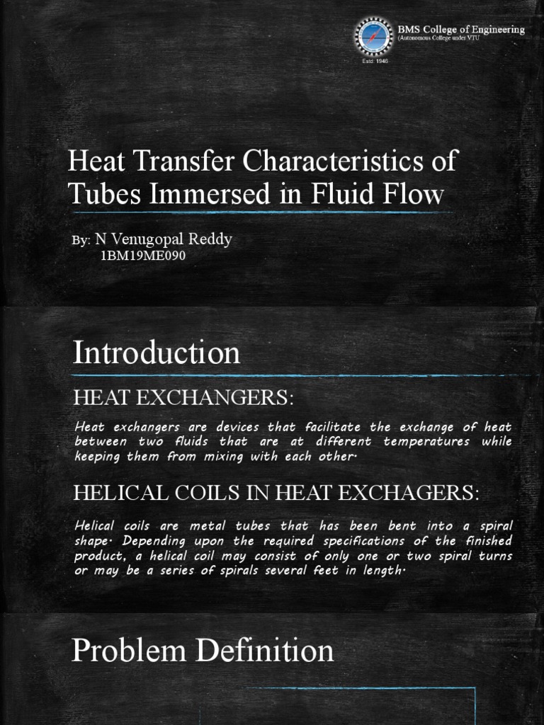 Heat Transfer in Helical Coil Exchangers | PDF | Heat Exchanger | Heat ...