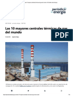 Las 10 Mayores Centrales Térmicas de Gas Del Mundo - El Periódico de La Energía