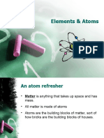 Elements and Atoms