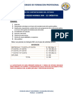 BROCHURE - CONTRATACIONES DEL ESTADO - Duracion 4 Meses - Descuento