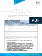 Fase 1 - Evaluación Inicial