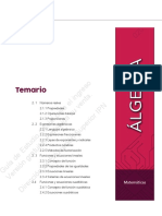 Justificaciones CG M Algebra