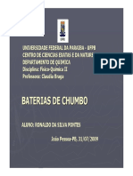 Baterias de Chumbo - Ronaldo Da Silva Pontes