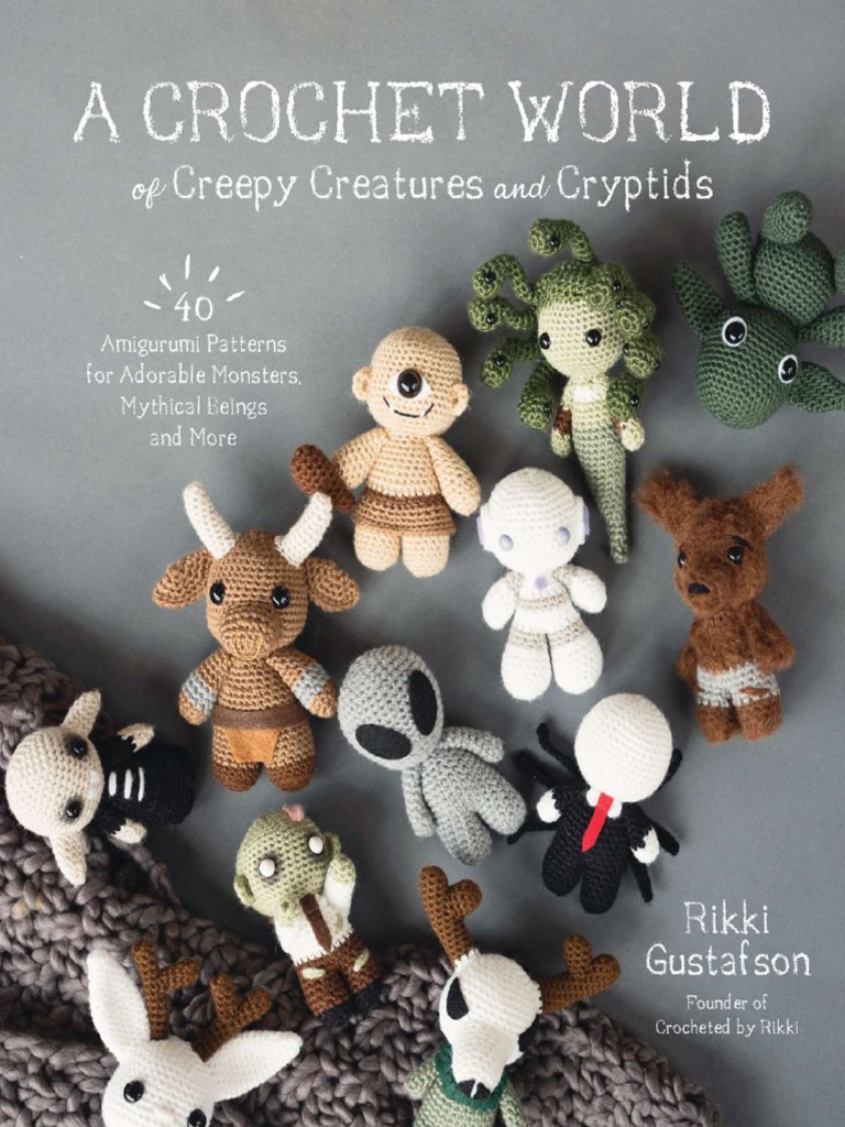 Let's Flip Through It : A Crochet World of Creepy Creatures and Cryptids  #crochet #halloween 