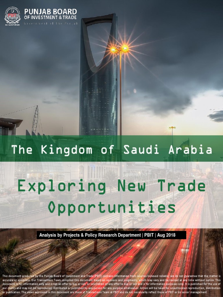 KSA Country Report PDF Foreign Direct Investment Saudi Arabia