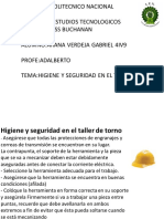 Higiene y Seguridad en El Torno