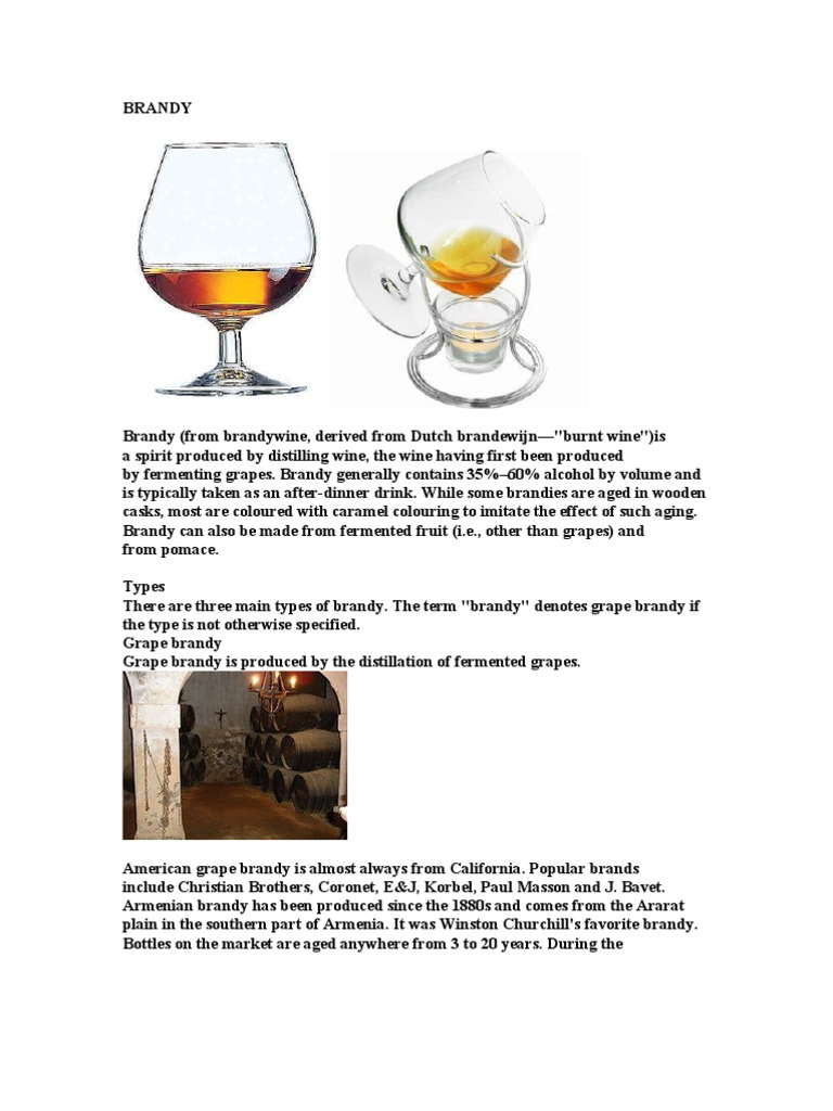 Brandy Brandy Distillation