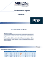 Report Software Di Gioco - Luglio 2022