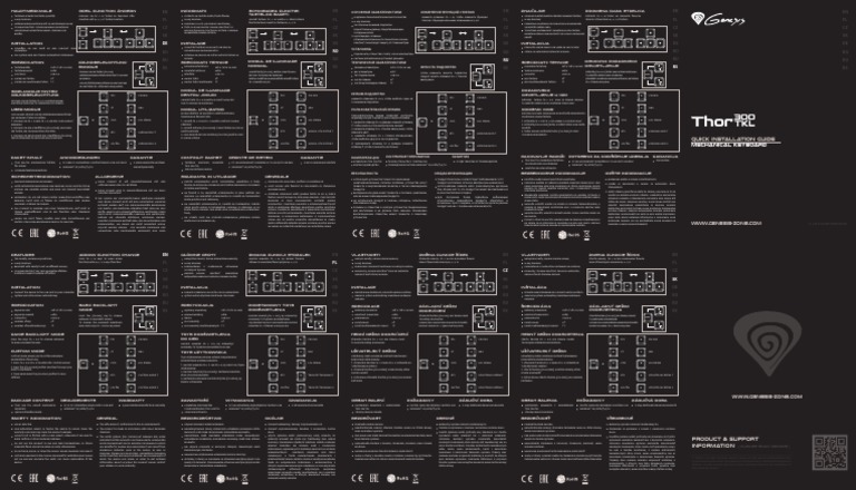 User Manual - Genesis Thor 300 TKL | PDF
