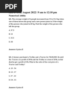 Tcs Slot 1 - 19th Aug - 9 Am - Questions